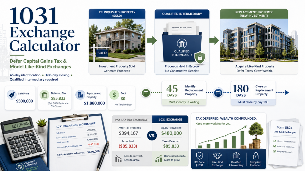 1031 Exchange Real Estate: Complete Rules & Tax Deferral Guide (2026)
