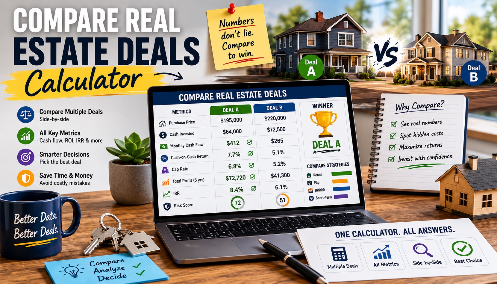 House Flipping Profit Calculator — Real Costs & ROI Guide (2026)