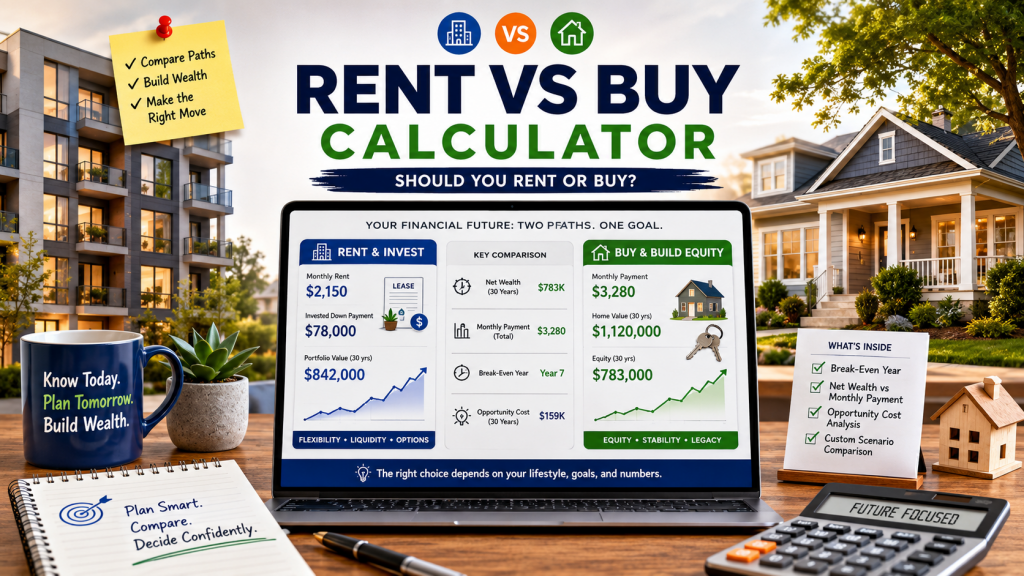 Rent vs Buy Calculator: How to Know Whether Buying or Renting Makes More Sense