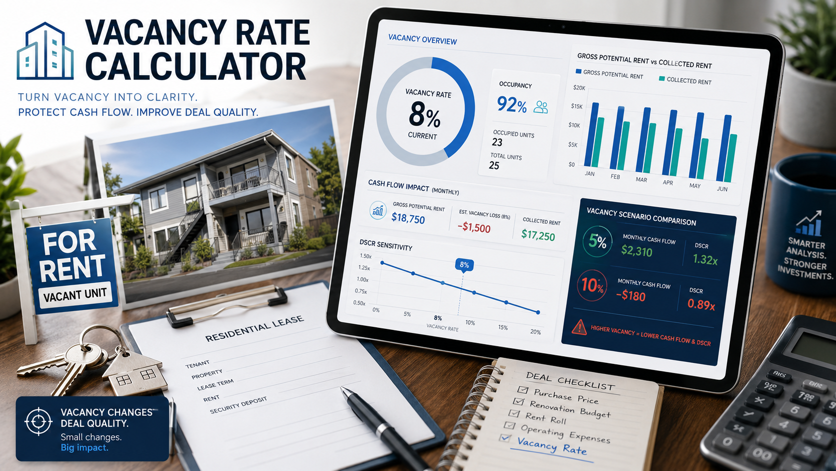Vacancy Rate Calculator: How to Measure and Reduce Rental Property Vacancy