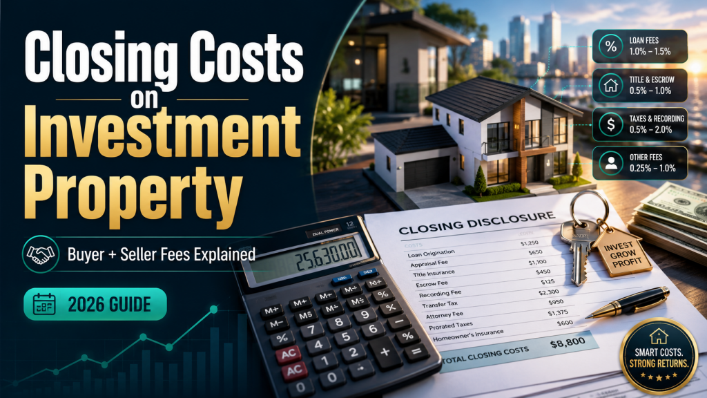 Closing Costs on Investment Property: Complete Breakdown (2026)