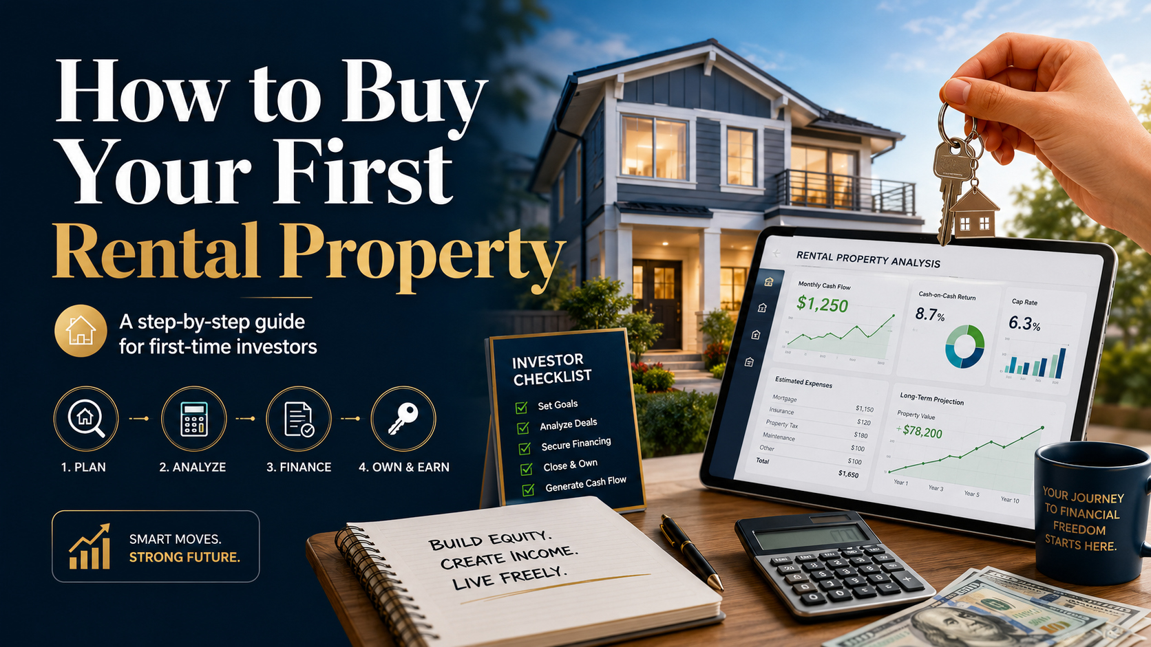 Buy your first rental property - step by step guide with checklist