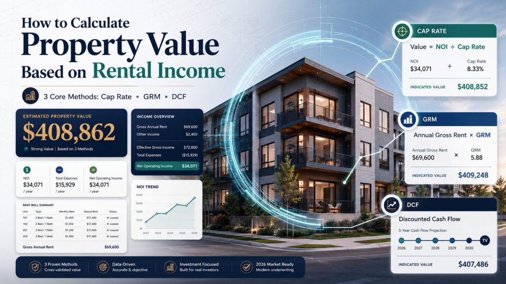 How to Calculate Property Value Based on Rental Income (2026)