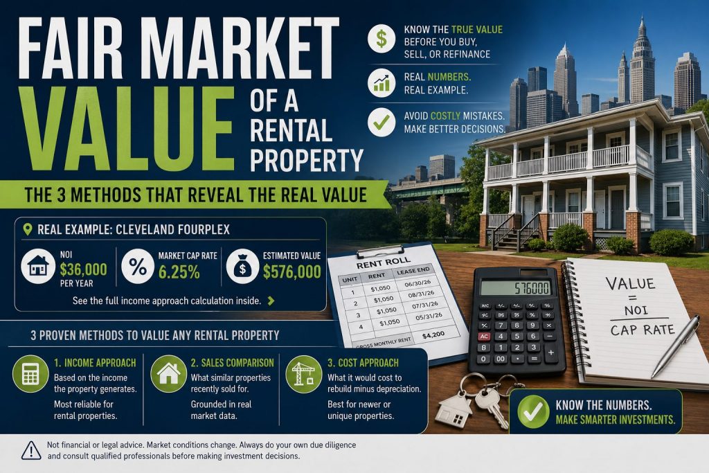 Fair Market Value of a Rental Property: How to Calculate It (2026)