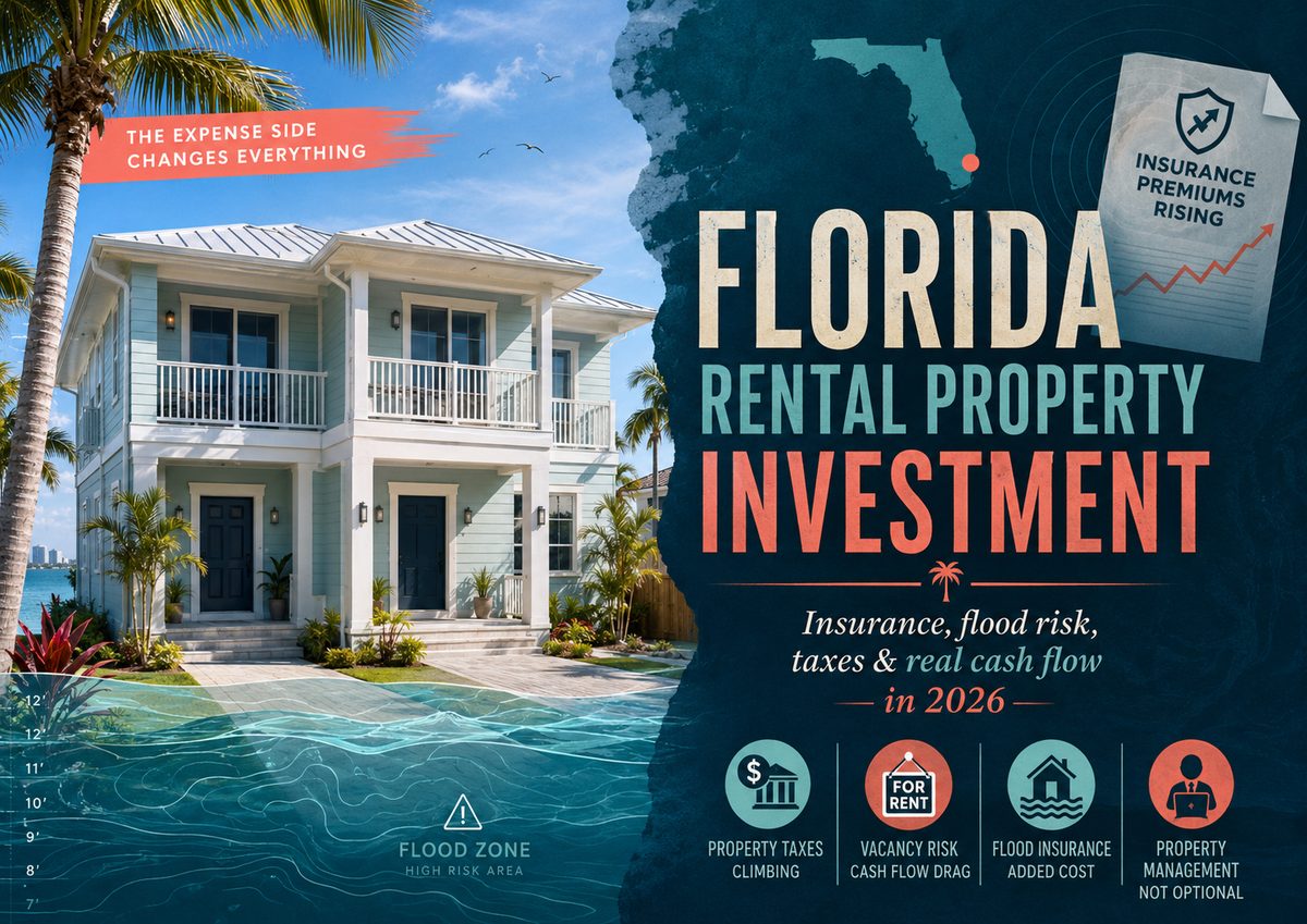 Florida rental property investment guide showing insurance, flood risk, taxes and cash flow analysis