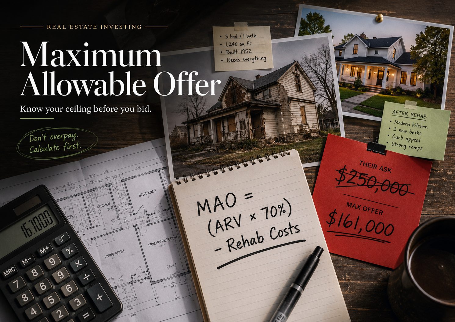 Maximum Allowable Offer Calculator: How to Calculate MAO (2026)