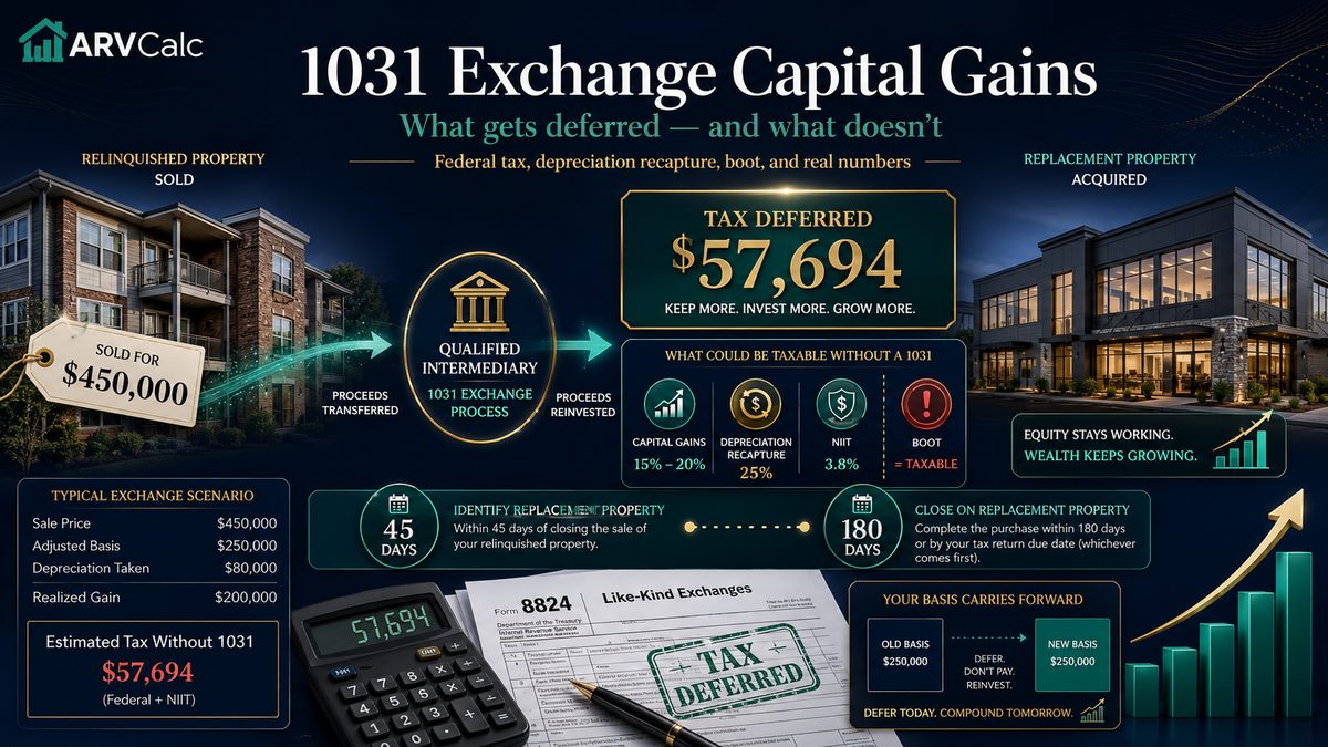 1031 exchange capital gains tax deferral guide