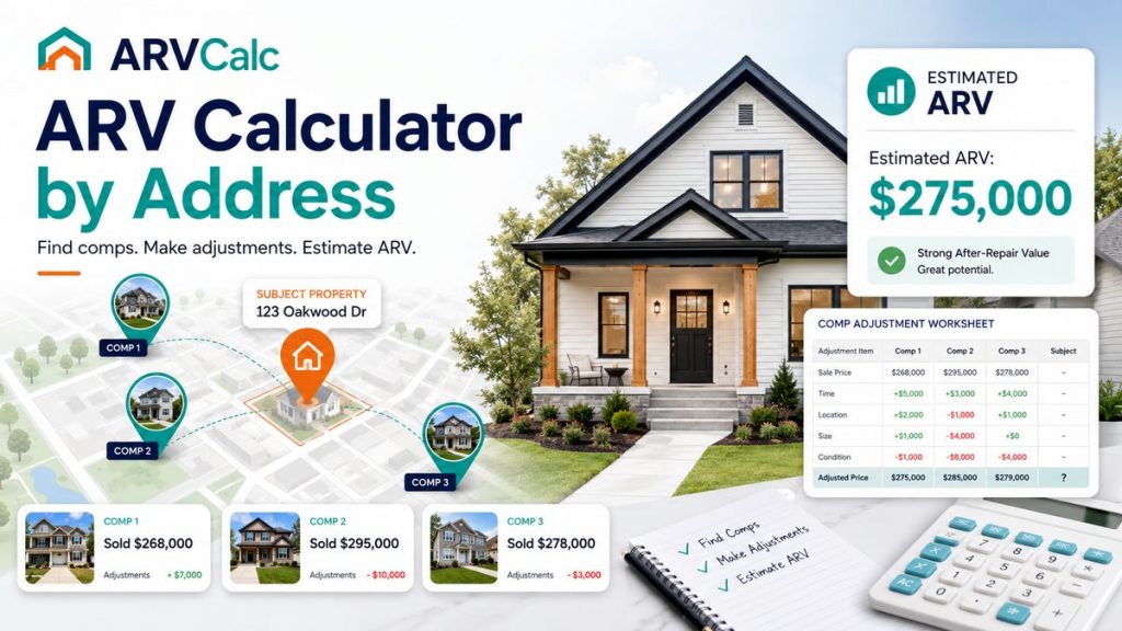 ARV Calculator by Address: Estimate After Repair Value for Any Property (2026)