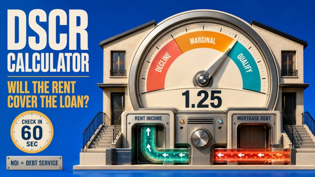 DSCR Calculator: How to Calculate Debt Service Coverage Ratio (2026)