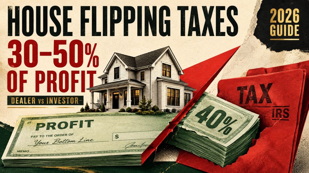 House Flipping Taxes: How Much Do You Actually Owe the IRS? (2026)