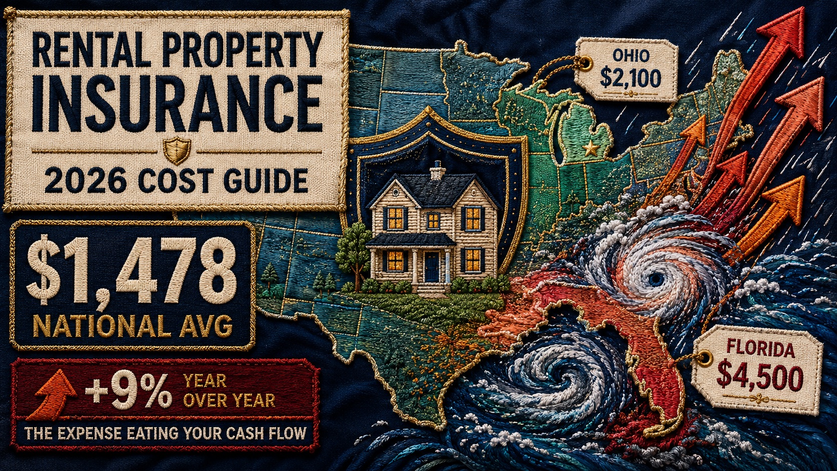 Rental Property Insurance Cost by State: What Investors Actually Pay (2026)