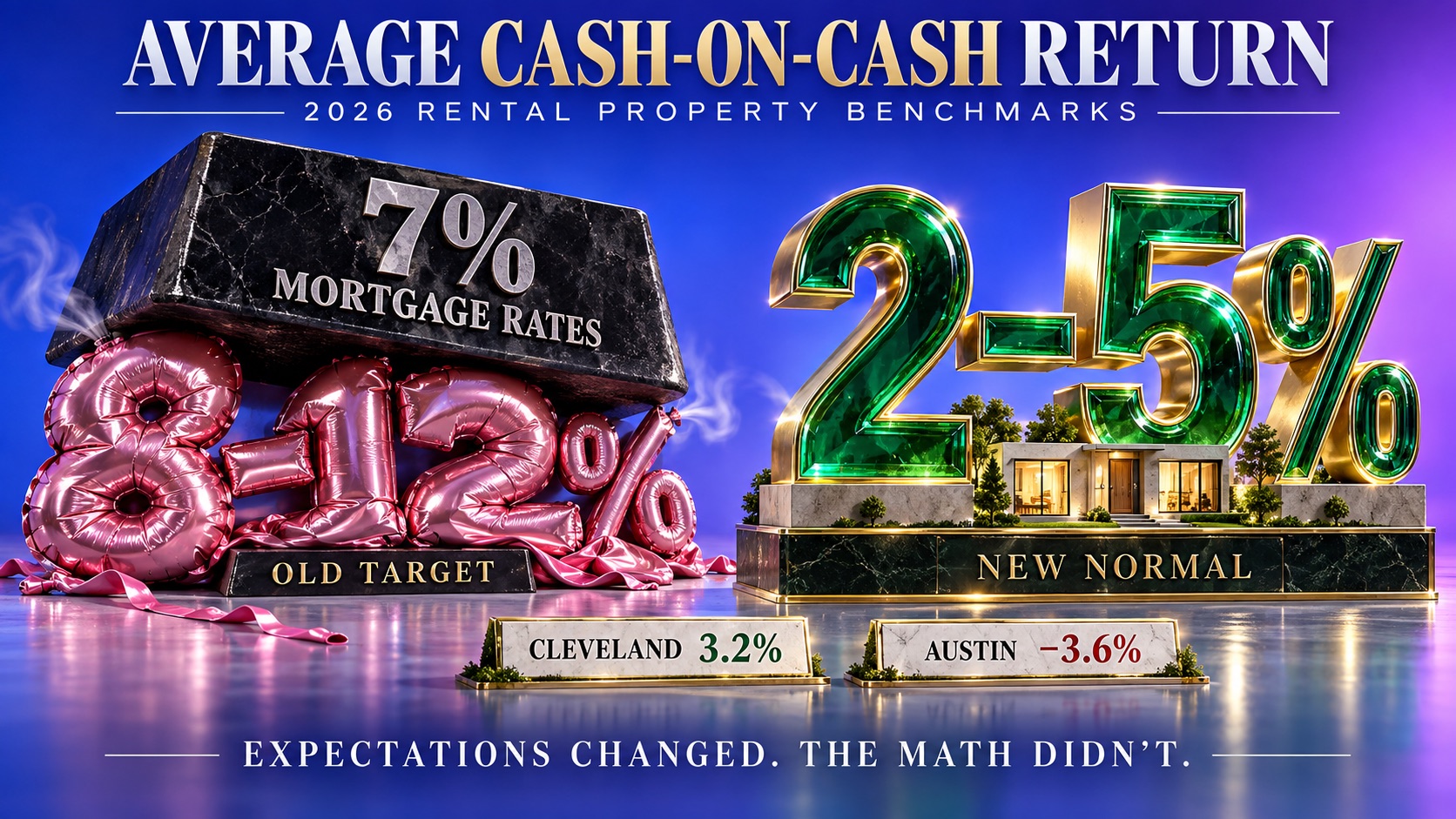 Average Cash-on-Cash Return for Rental Property: 2026 Benchmarks