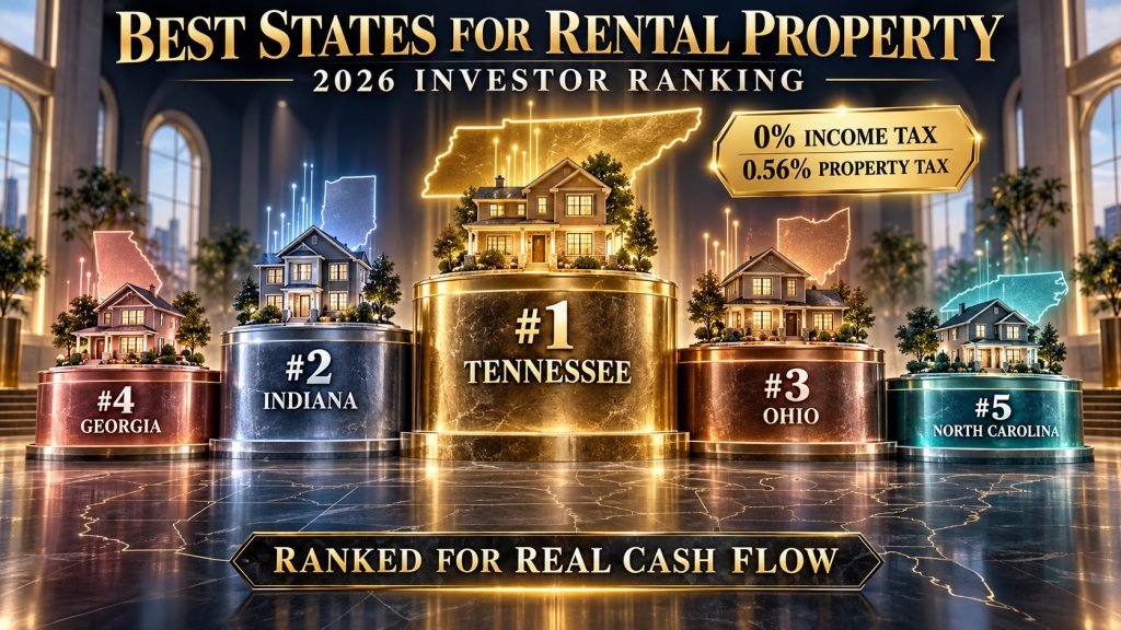 Best States for Rental Property Investment: 2026 Rankings (Data-Driven)
