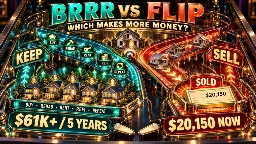 BRRRR vs Flip: Which Makes More Money? (2026)