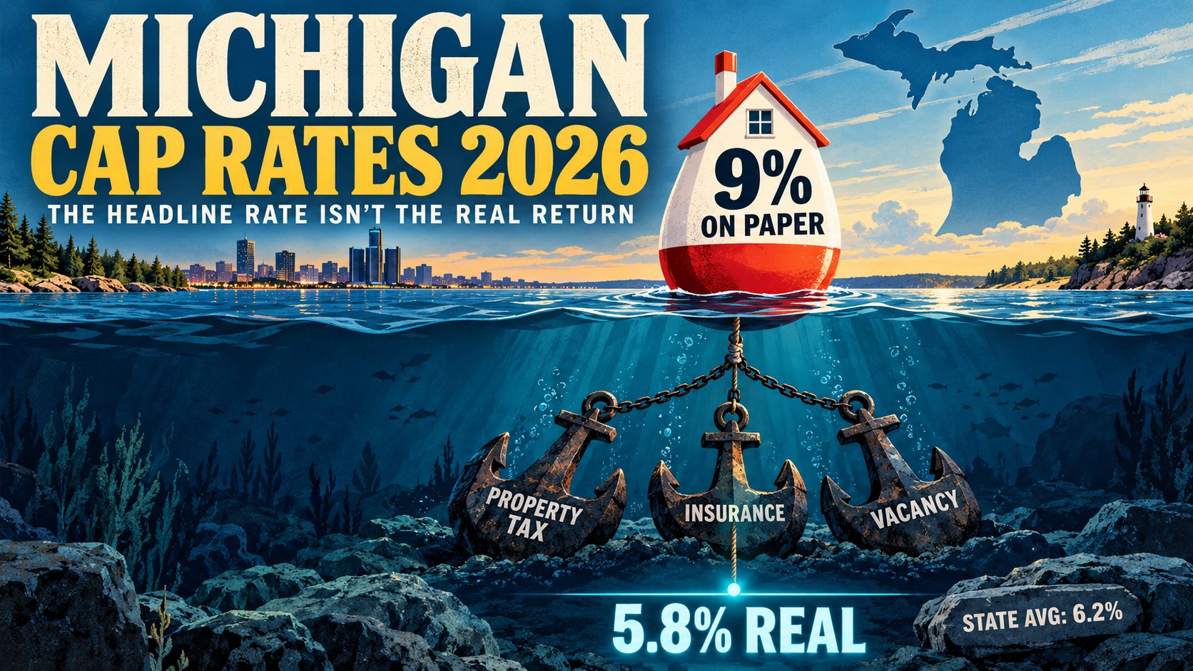 Michigan Cap Rate by City: Real Data + Deals (2026)