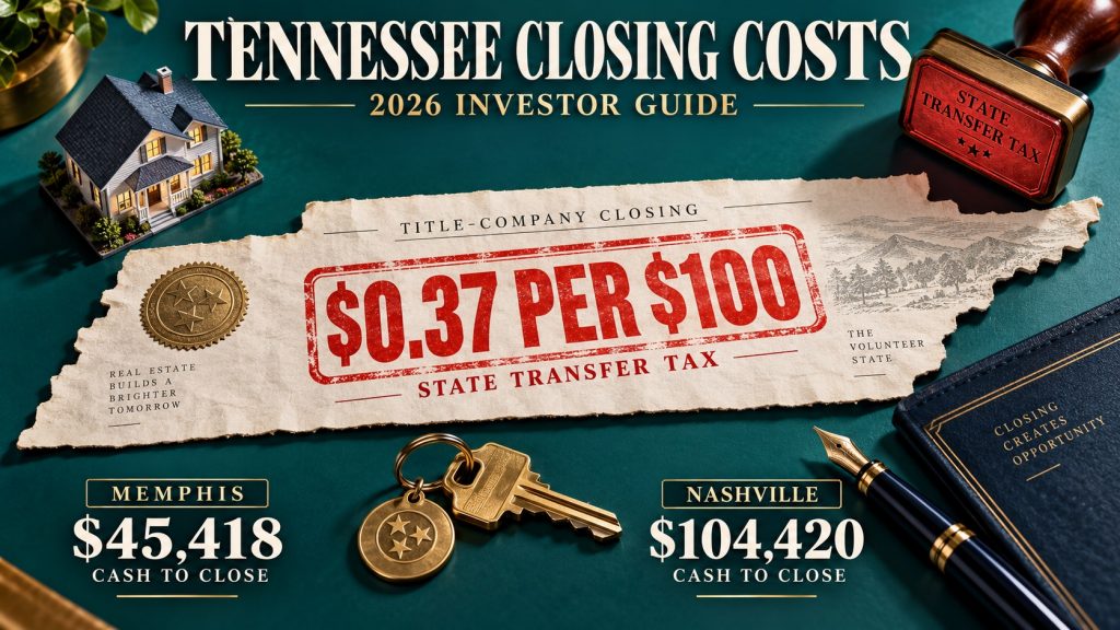 Tennessee Closing Costs for Investment Property: Full Breakdown (2026)
