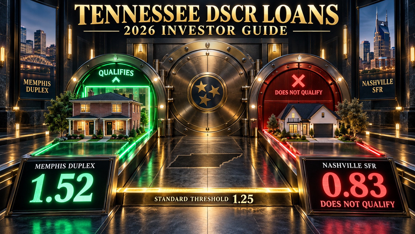 Tennessee DSCR Loan: Requirements, Rates & Calculator Guide (2026)