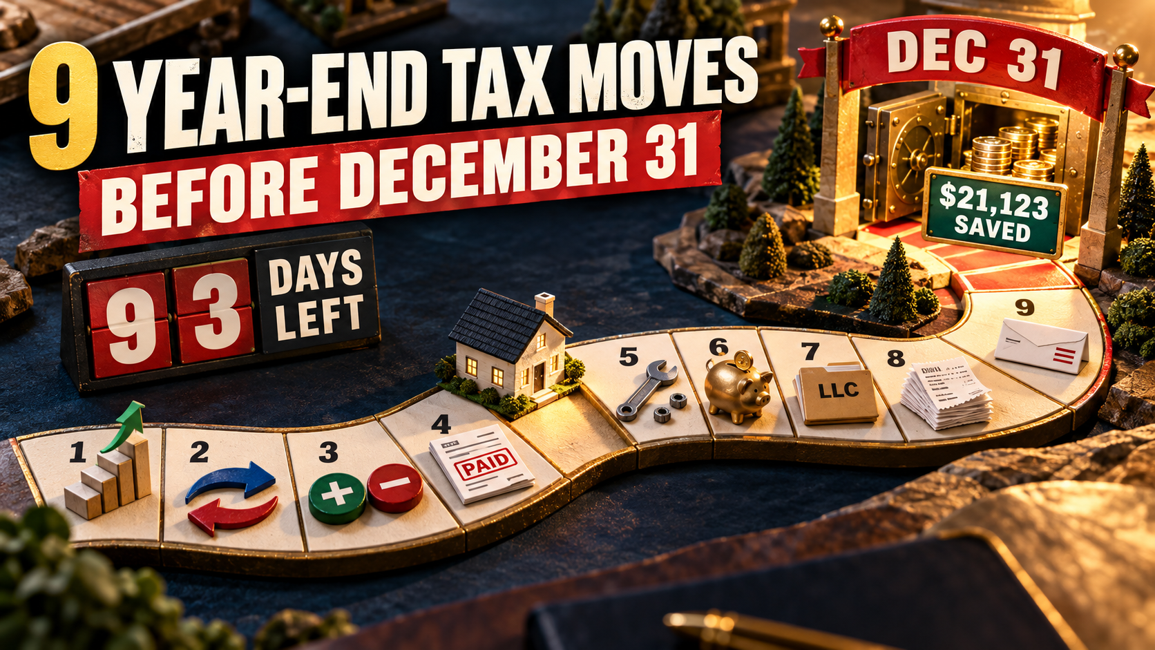Year End Tax Moves for Real Estate Investors (2026)